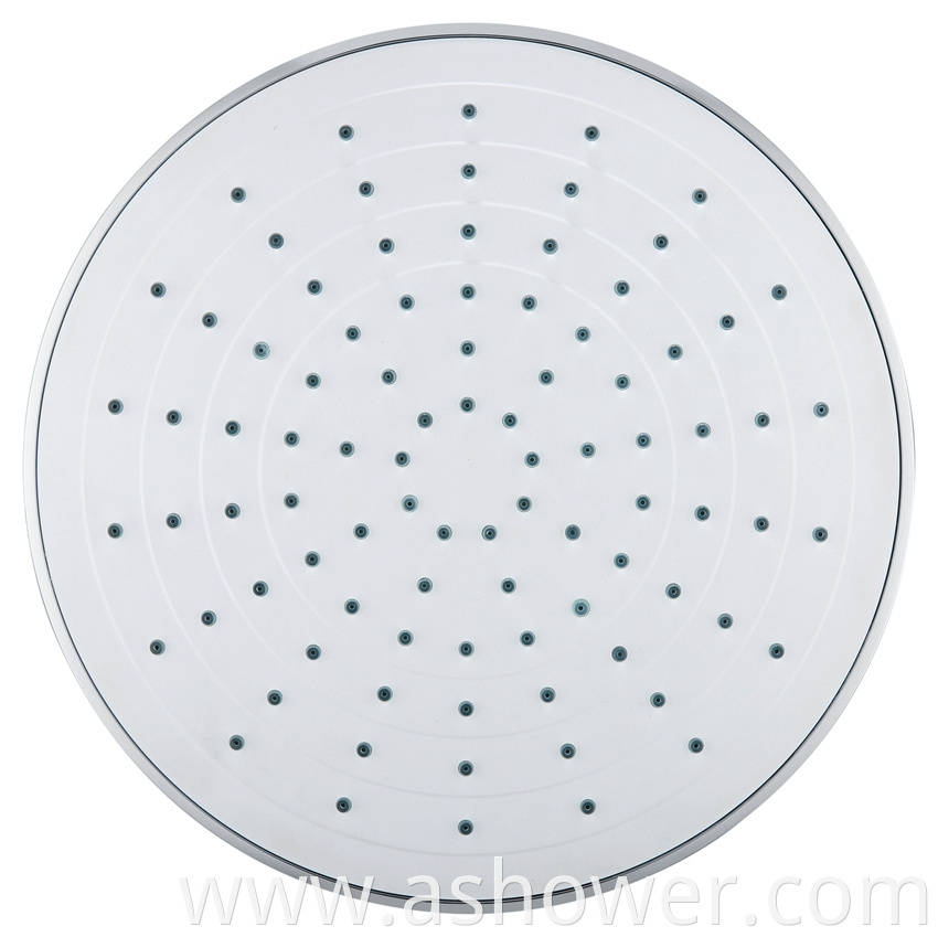 9 Inch Abs Plastic Round Rain Shower Head